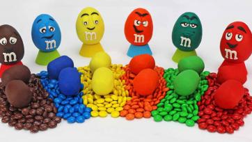 Let's learn colors with color surprise eggs