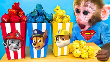 The Monkey and the Magical Popcorn Surprise