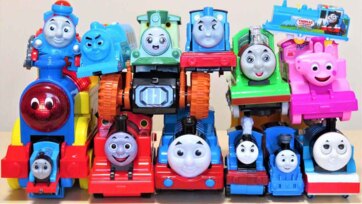 Colorful Toy Trains Adventure with Friendly Engines for Kids