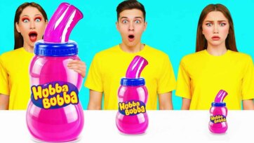 Color Splash Candy Party with Blue, Pink and Purple Treats